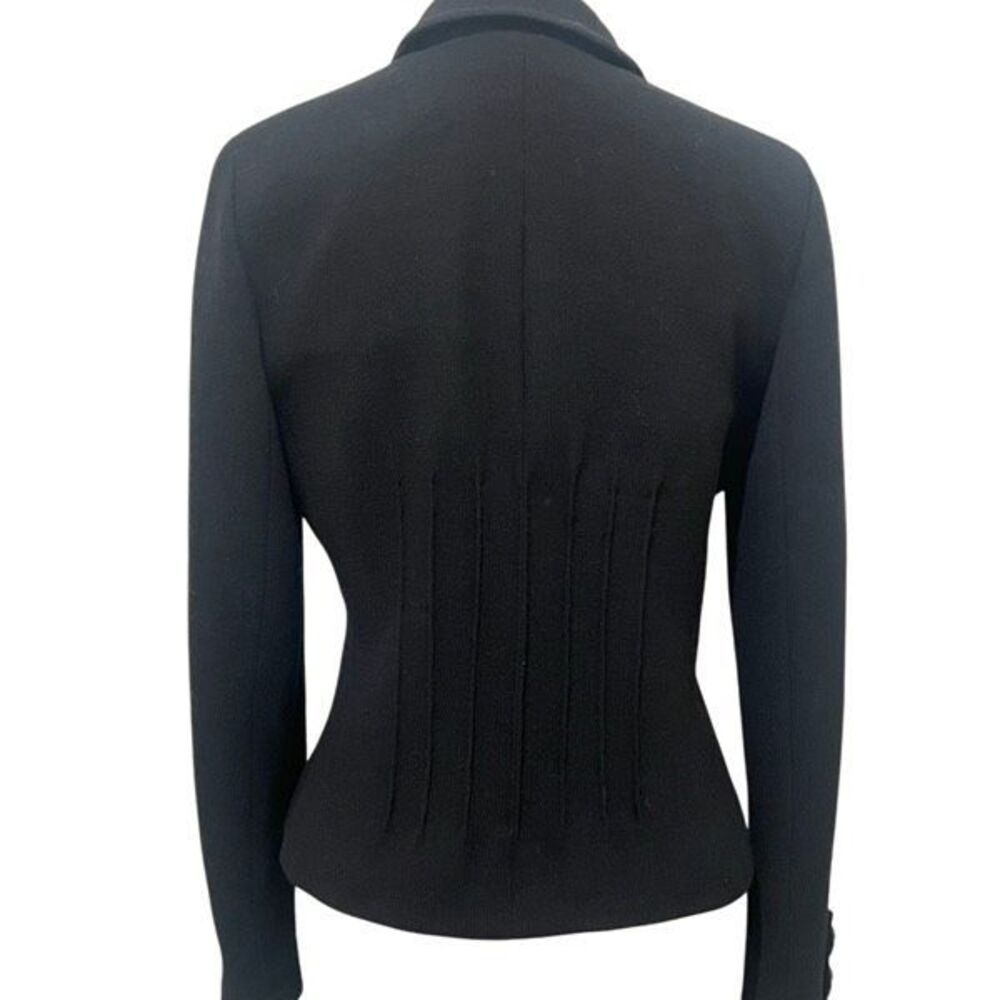 Etcetera Womens Button Front Notch Collar Stretch… - image 2